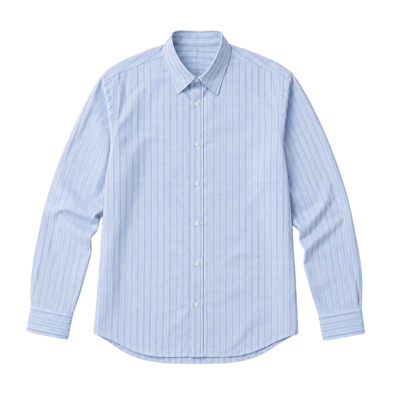 Camisa a rayas celeste