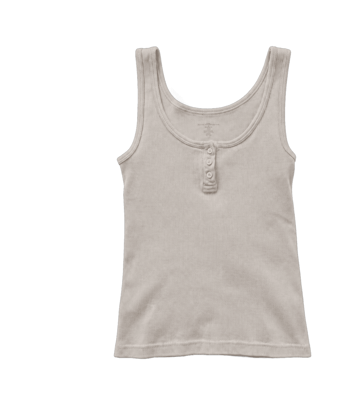 Toptop — Musculosa Beige Ribete